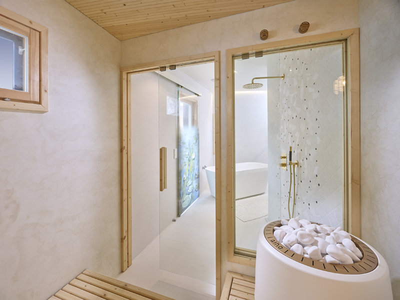 Ter&auml;srakenteinen Py&ouml;rre-talo on yksi t&auml;m&auml;n vuoden Asuntomessujen El&auml;myksellisimm&auml;t saunat- palkinnon saajista